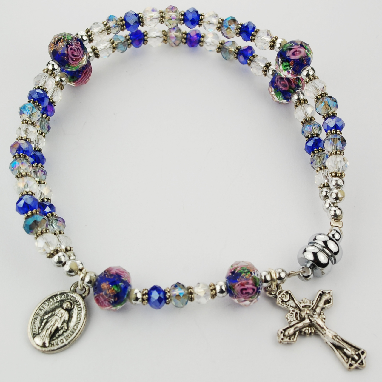Blue Crystal Magnetic Bracelet Holy Family Books Gifts Blue Crystal Magnetic Bracelet
