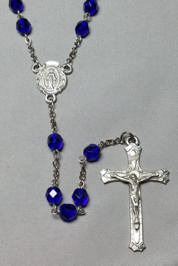 7mm Cobalt Rosary