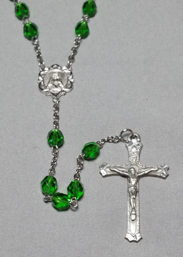 7mm Green Rosary