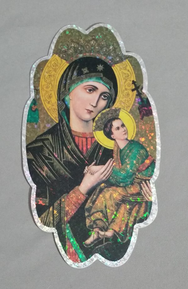 1 Large Our Lady of Perpetual Help Sticker