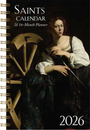 2026 Saints Calendar & 16 Month Planner