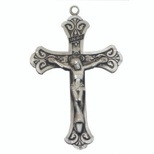 1-7/8" SS Crucifix on 24" Chain