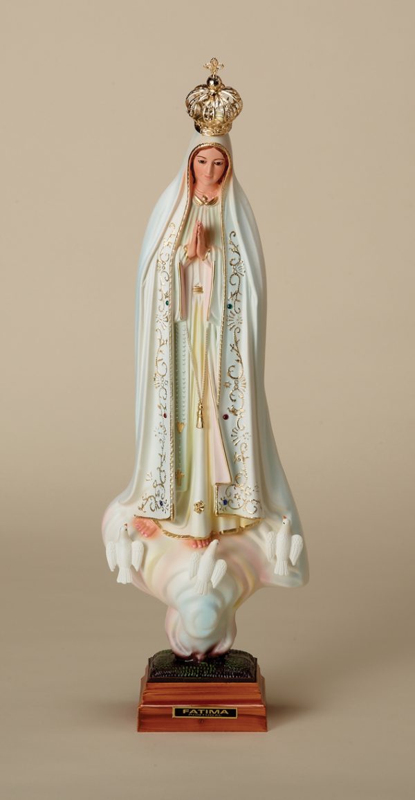 19" Our Lady of Fatima Statue