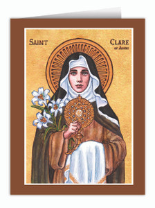 St. Clare Blank Note Card