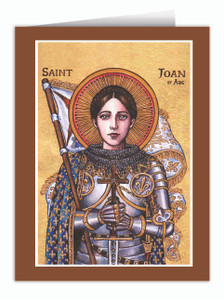 St. Joan of Arc Blank Note Card
