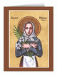 St. Maria Goretti Blank Note Card